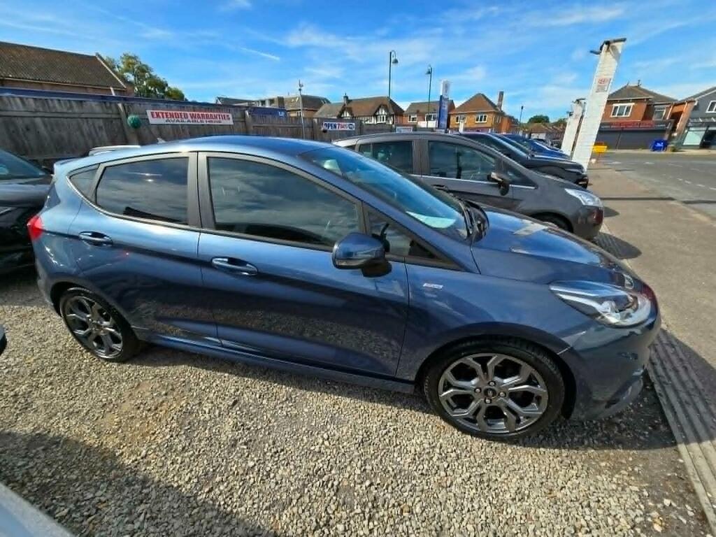 Ford Fiesta 1.0 Ecoboost St-line RX19PKN Blue #4