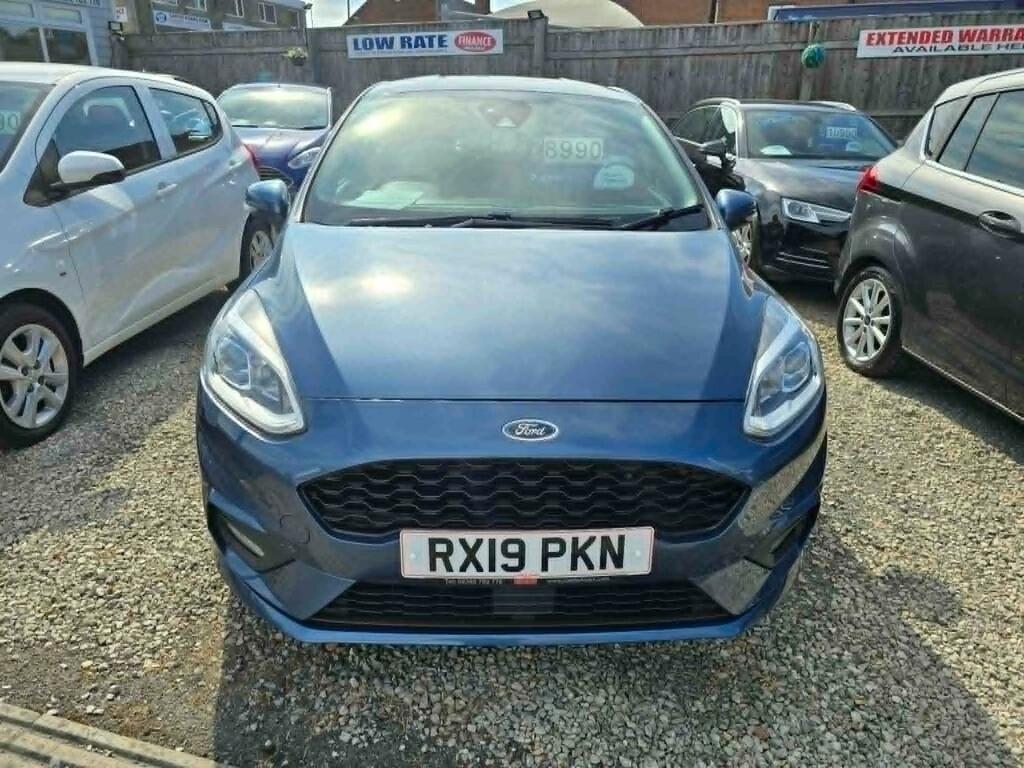 Ford Fiesta 1.0 Ecoboost St-line RX19PKN Blue #2