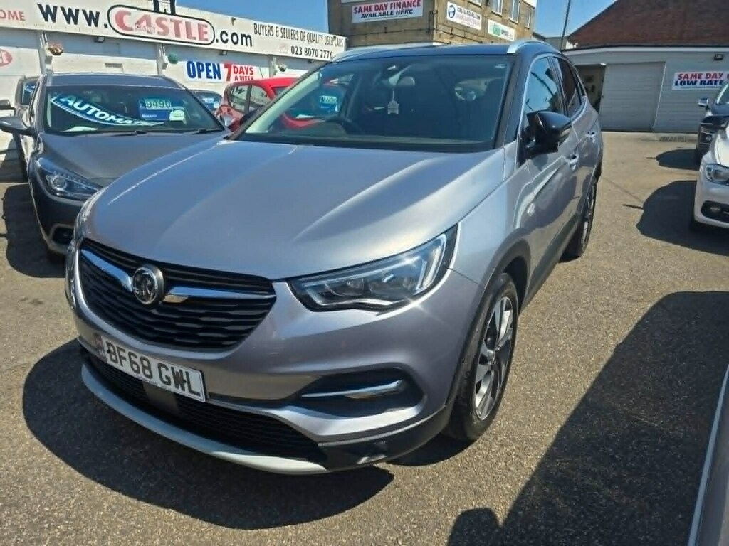 Vauxhall Grandland X 1.2 Turbo Sport Nav BF68GWL Grey #2
