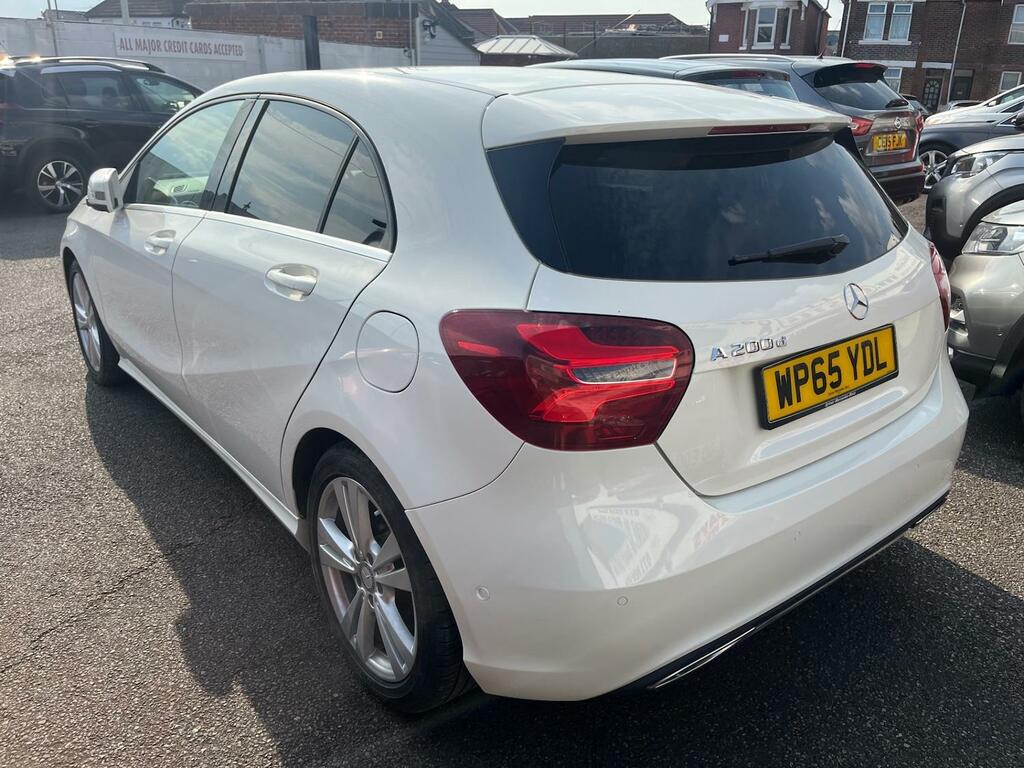 Mercedes-Benz A Class A200d Sport Premium White #4