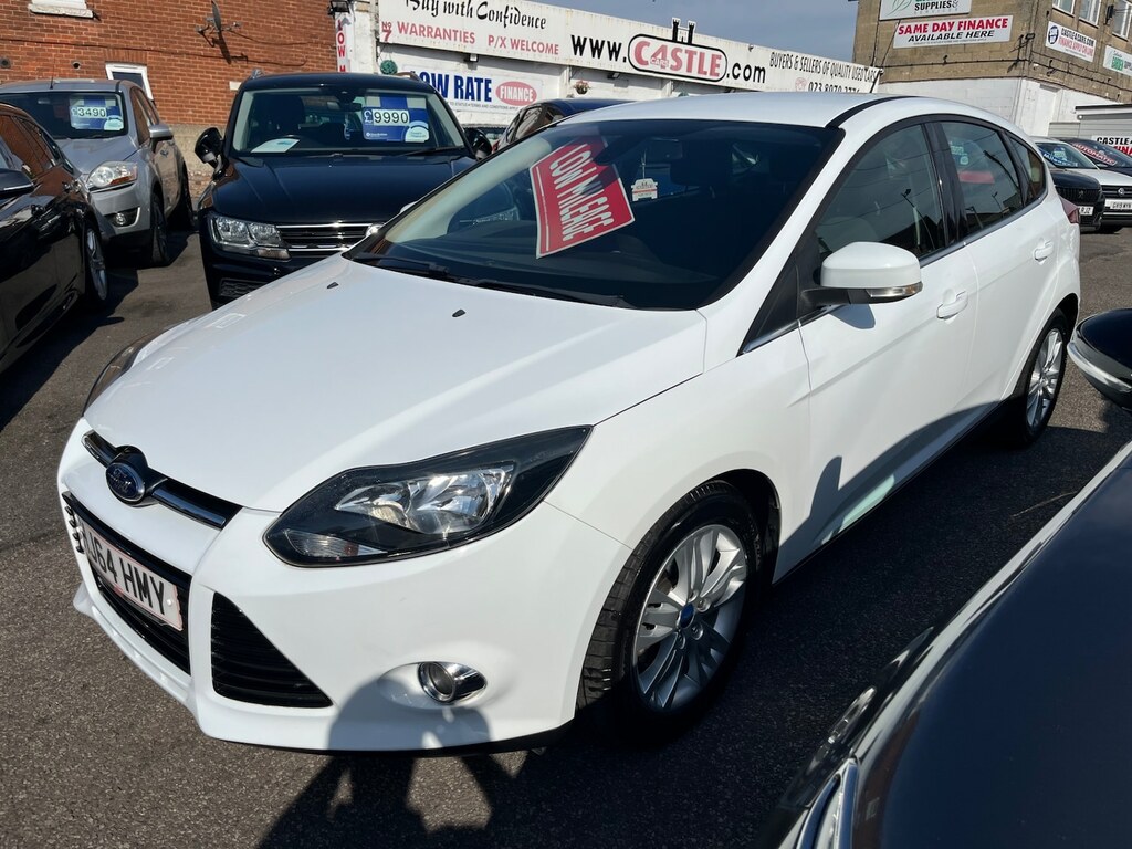 Ford Focus 1.0 125 Ecoboost Titanium Navigator White #4