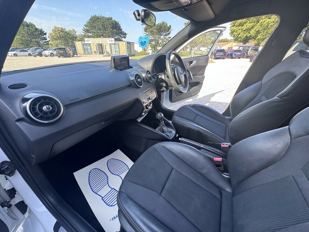 Audi A1 Tfsi S Line White #6