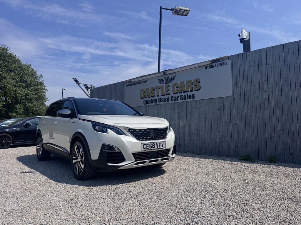 Peugeot 5008 Bluehdi Gt White #4