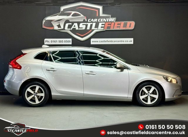 Volvo V40 2015 2.0 D2 Se Nav Hatchback Eur Silver #3