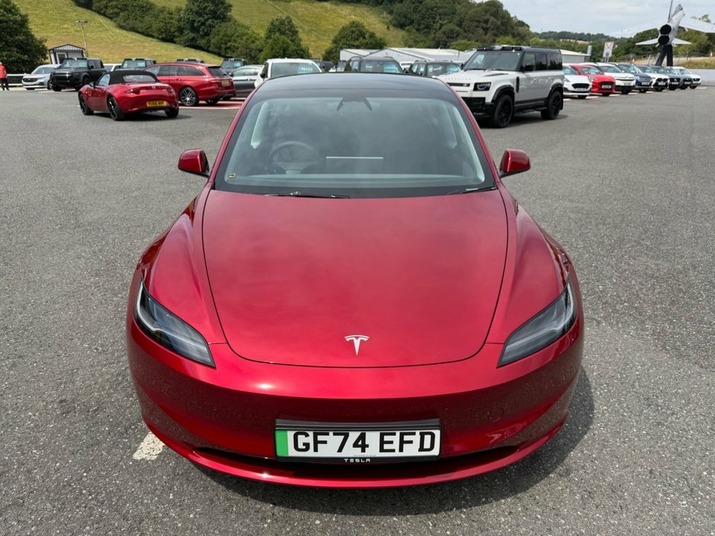 Tesla Model 3 Saloon Red #2
