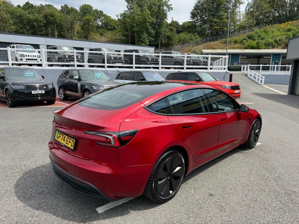 Tesla Model 3 Saloon Red #6