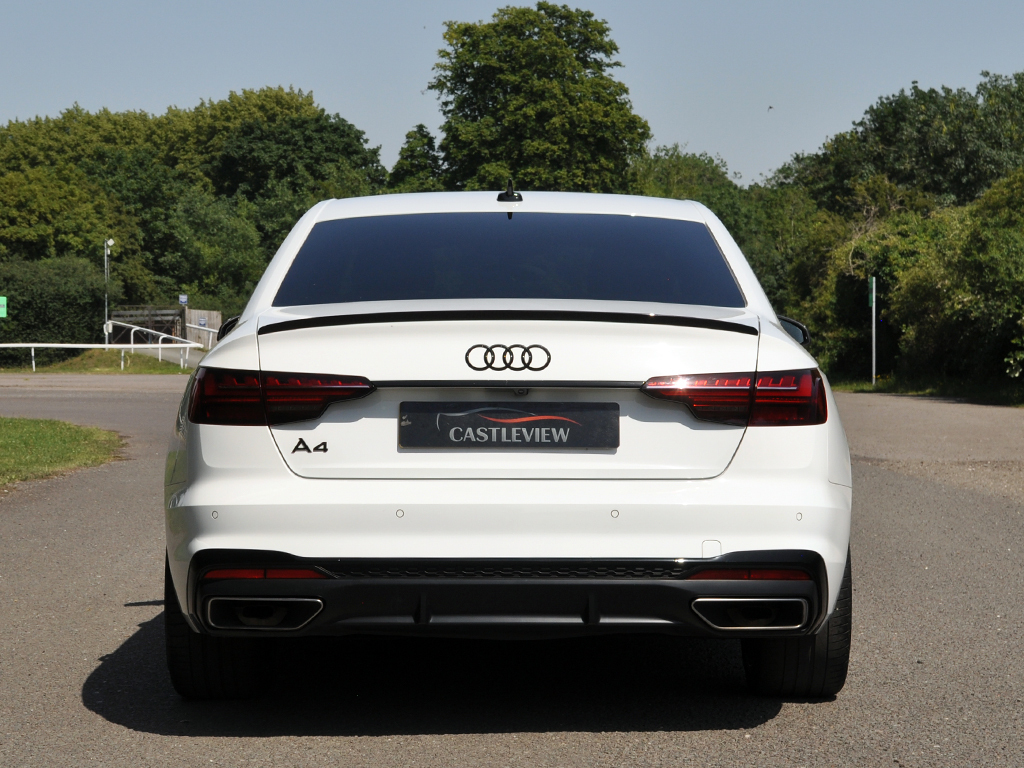 Audi A4 2.0 A4 Black Edition 35 Tfsi Mhev Saloon YH22GLV White #6