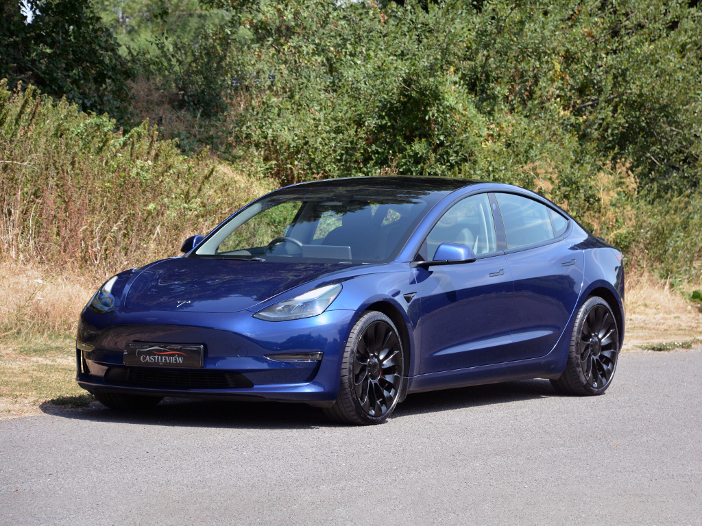 Tesla Model 3 0.0 Model 3 Performance Awd Saloon Blue