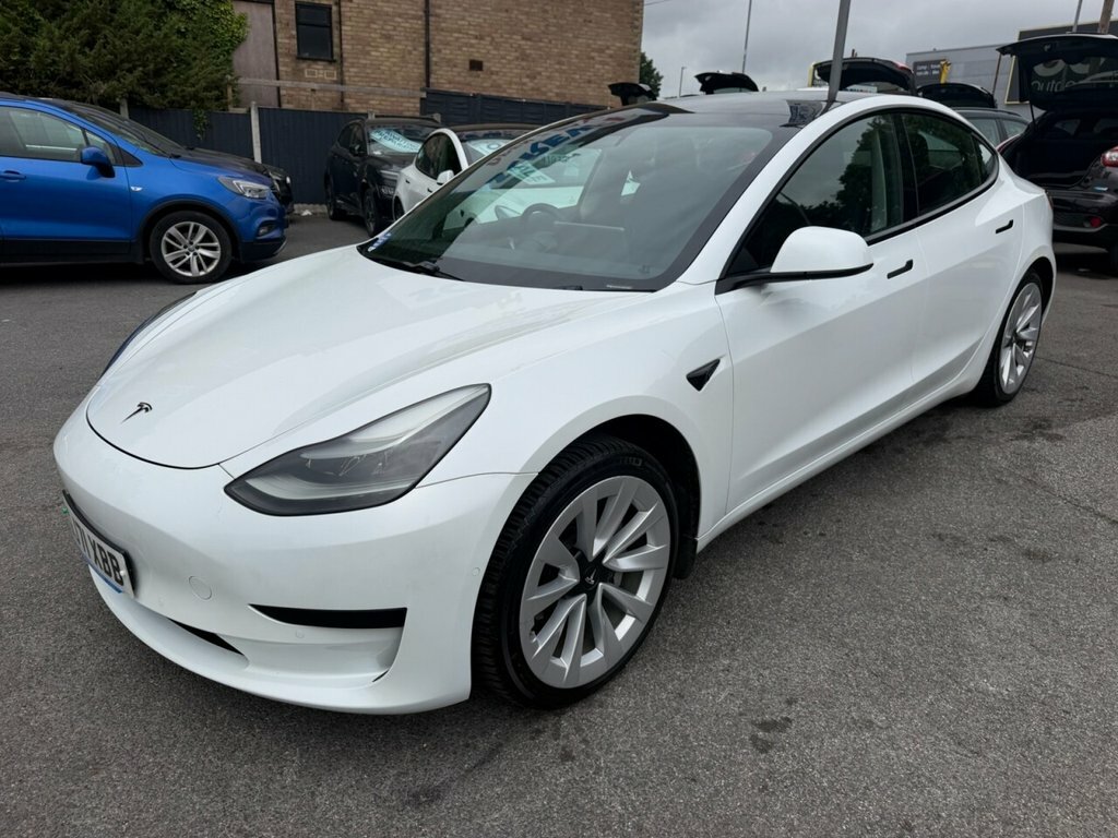 Tesla Model 3 Saloon GJ71XBB White #5