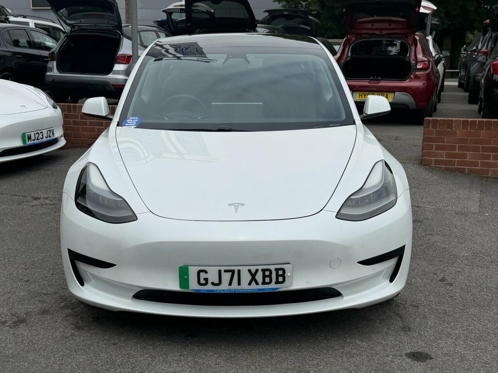 Tesla Model 3 Saloon GJ71XBB White #2