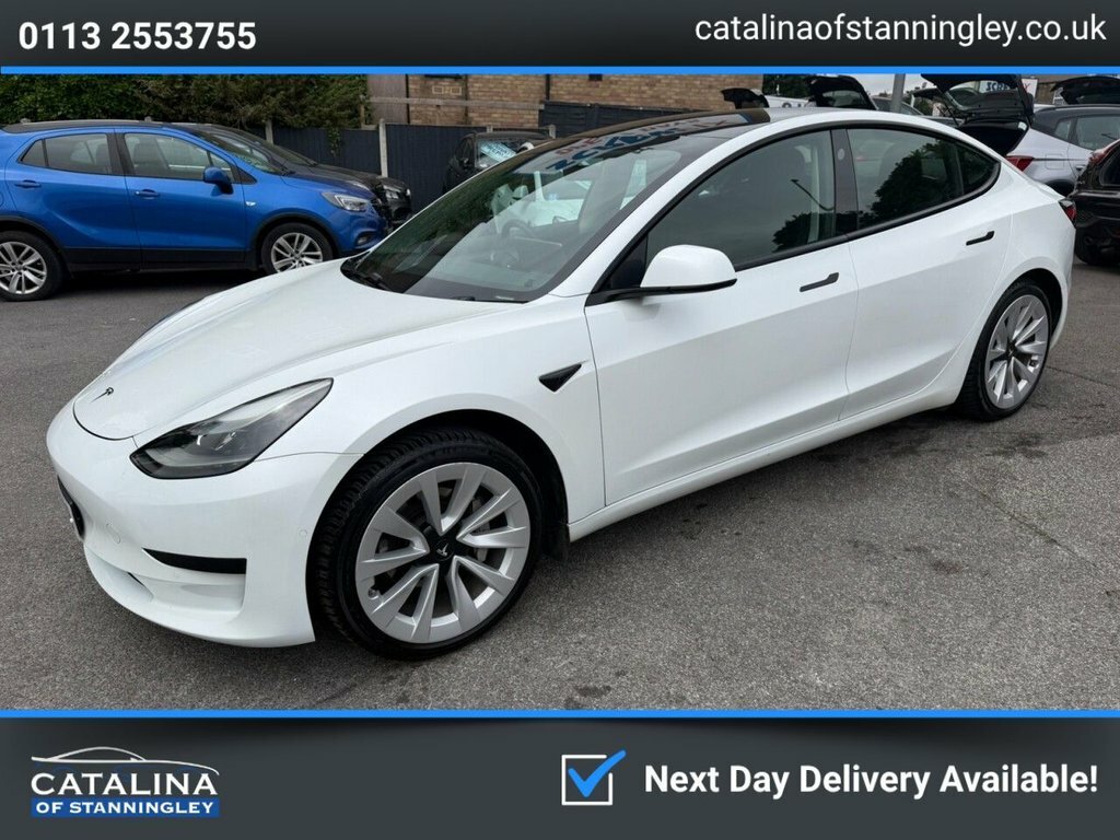 Tesla Model 3 Saloon GJ71XBB White #3