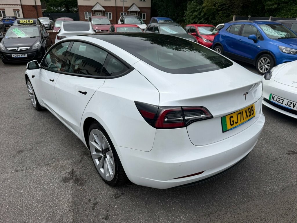Tesla Model 3 Saloon GJ71XBB White #6