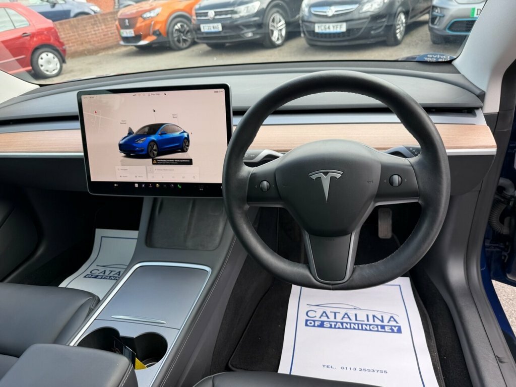Tesla Model 3 Saloon BK22ULU Blue #4