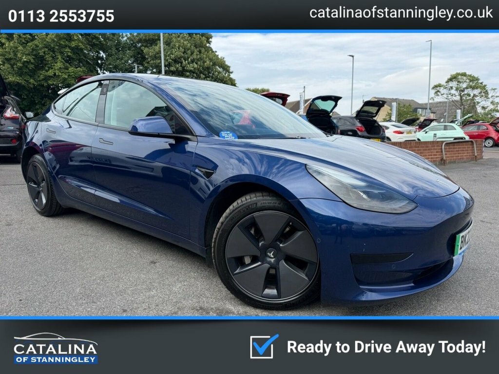 Tesla Model 3 Saloon BK22ULU Blue