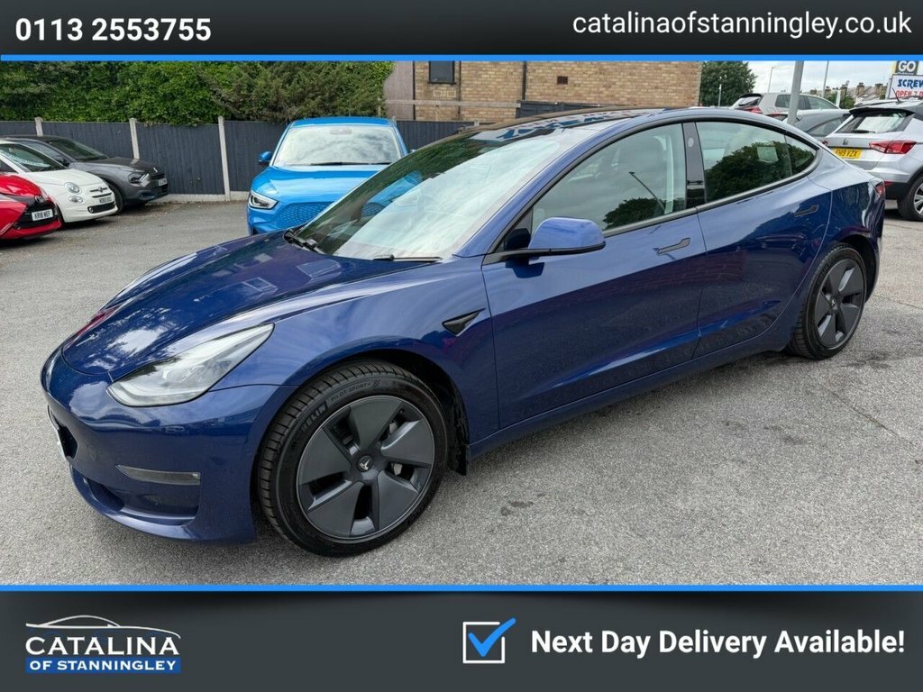 Tesla Model 3 Saloon BT71ONN Blue #3