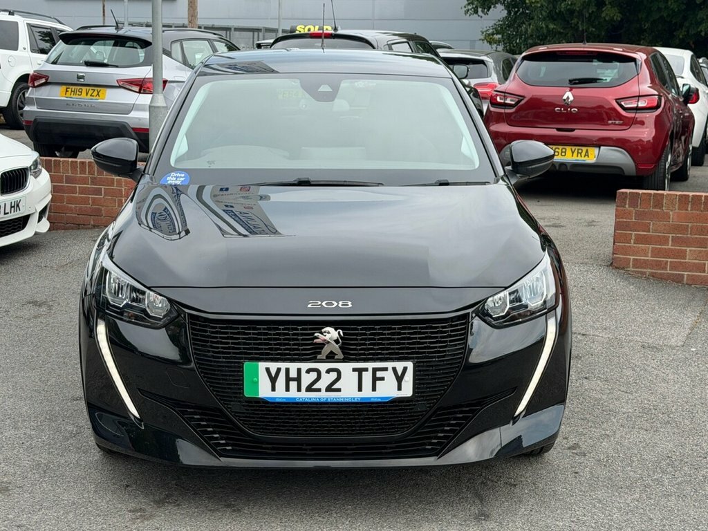 Peugeot e-208 Hatchback YH22TFY Black #2