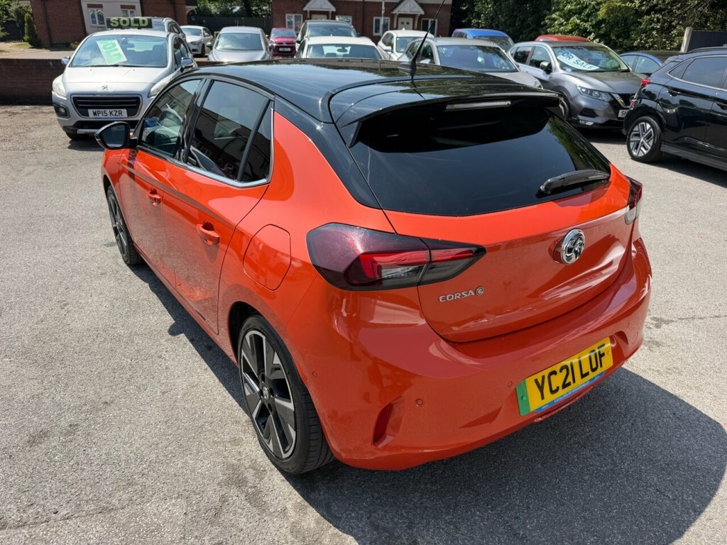 Vauxhall Corsa-e Corsa E Elite Nav YC21LOF Orange #6