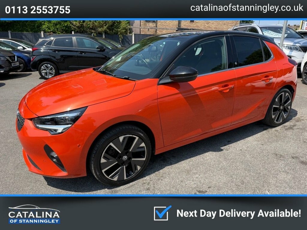 Vauxhall Corsa-e Corsa E Elite Nav YC21LOF Orange #2