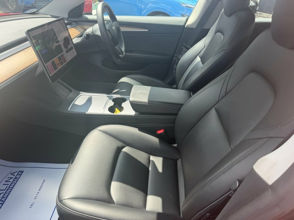 Tesla Model 3 Saloon SG21XNU Red #5
