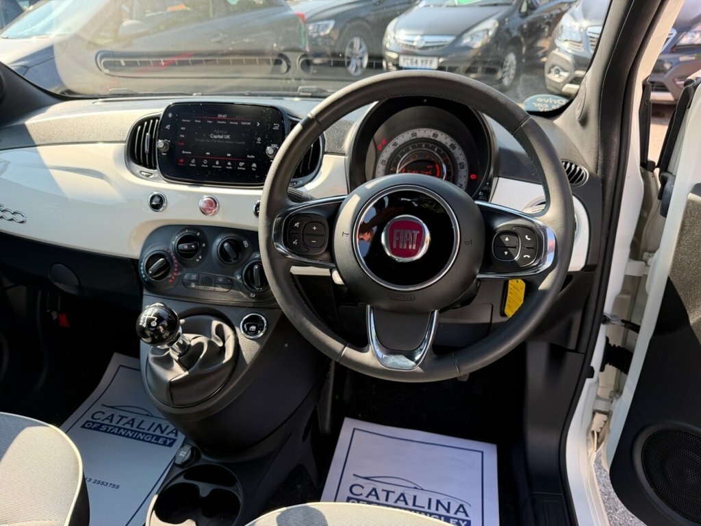 Fiat 500 1.2L Lounge ND69BXU White #4