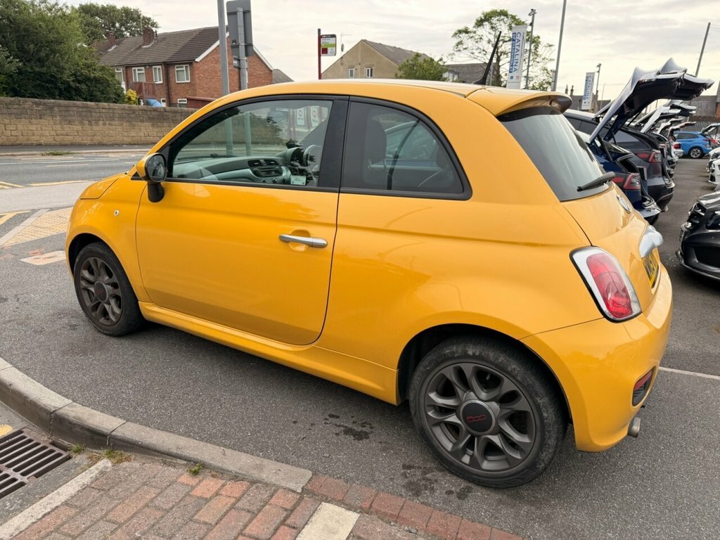 Fiat 500 1.2L S Yellow #6