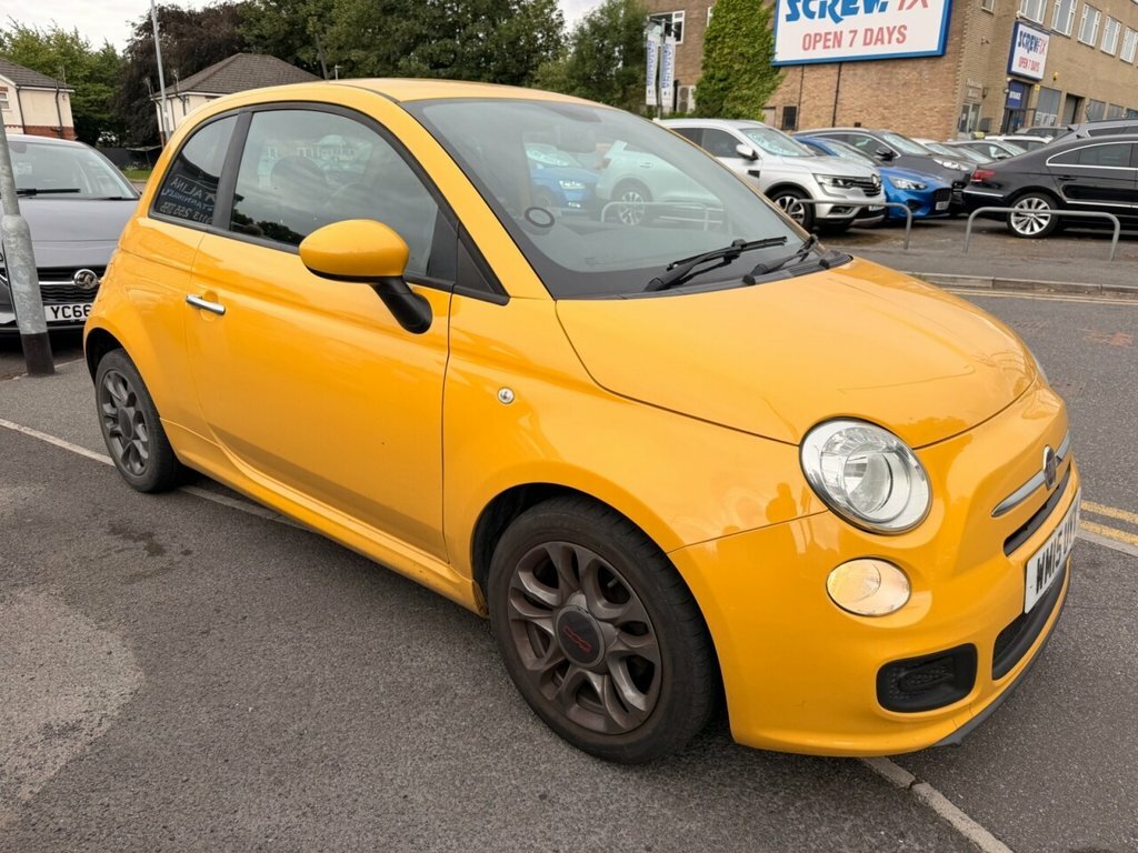 Fiat 500 1.2L S Yellow #3