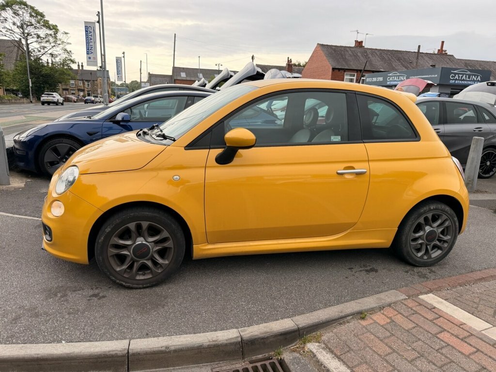 Fiat 500 1.2L S Yellow #5