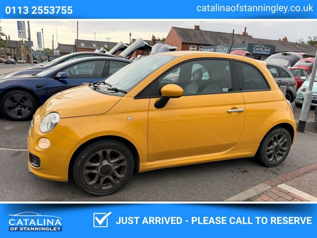 Fiat 500 1.2L S Yellow