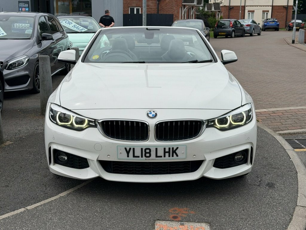 BMW 4 Series 430D M Sport White #2