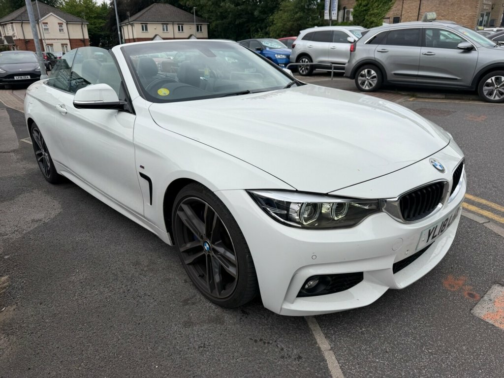 BMW 4 Series 430D M Sport White #3