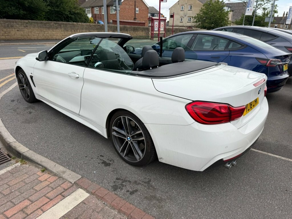 BMW 4 Series 430D M Sport White #5