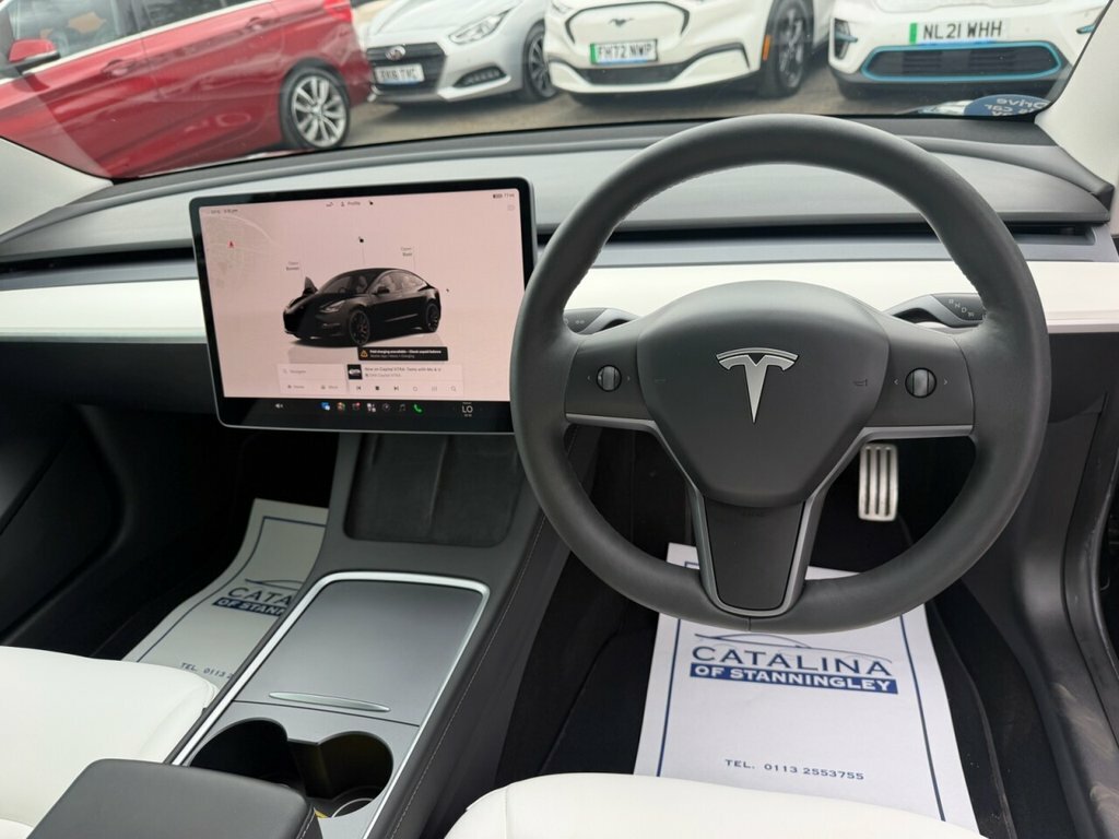 Tesla Model 3 Saloon MV23OWY Black #4