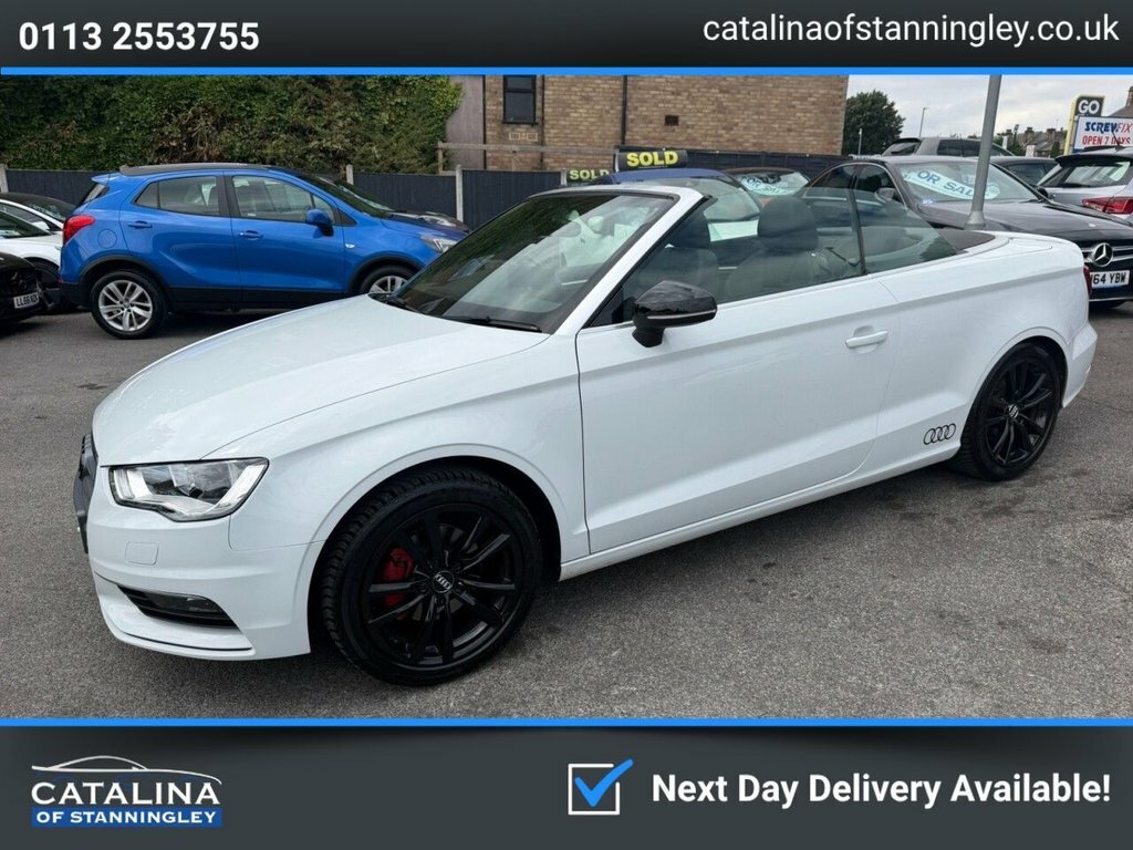 Audi A3 Cabriolet 1.6L Sport White #3