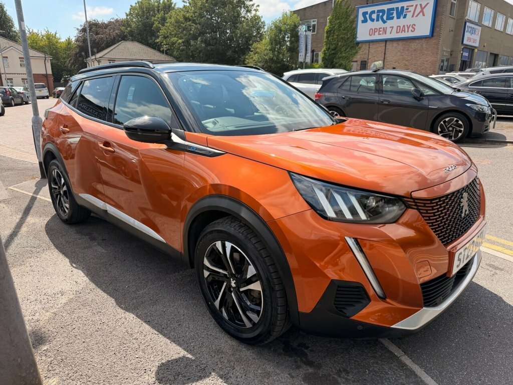 Peugeot e-2008 Suv Orange #3