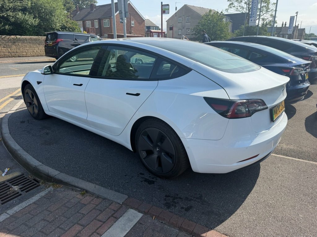 Tesla Model 3 Saloon YA70JHJ White #6