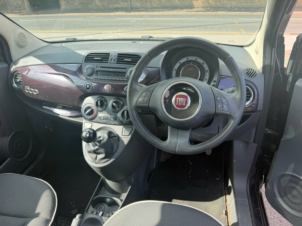 Fiat 500 Hatchback Blue #4