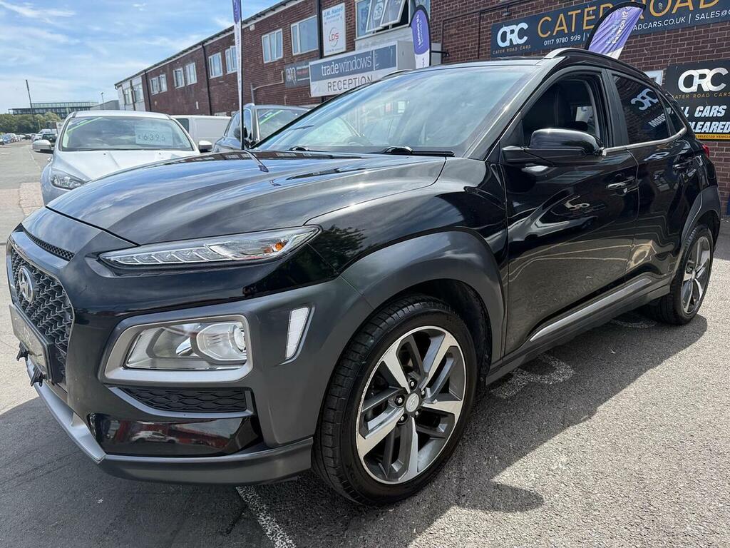 Hyundai Kona 1.0 T-gdi Blue Drive Premium Se Suv Man Black #4