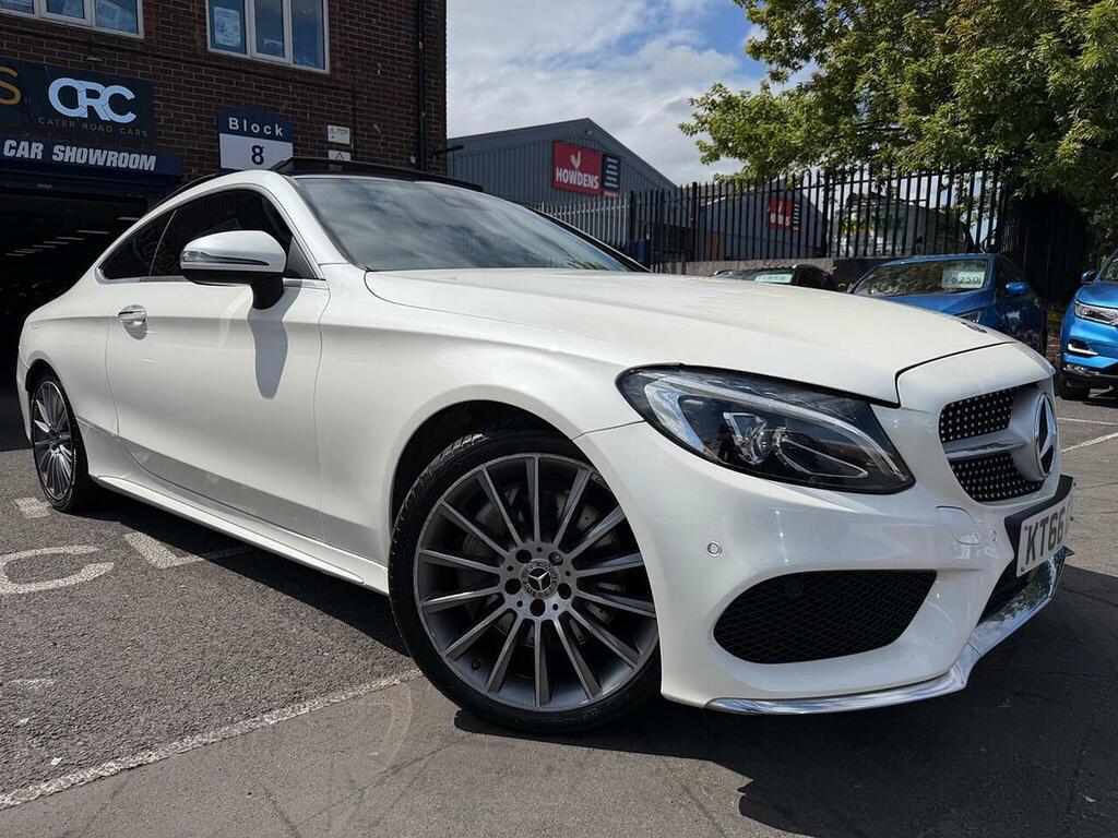 Mercedes-Benz C Class 2.1 C250d Amg Line Premium Plus Coupe White