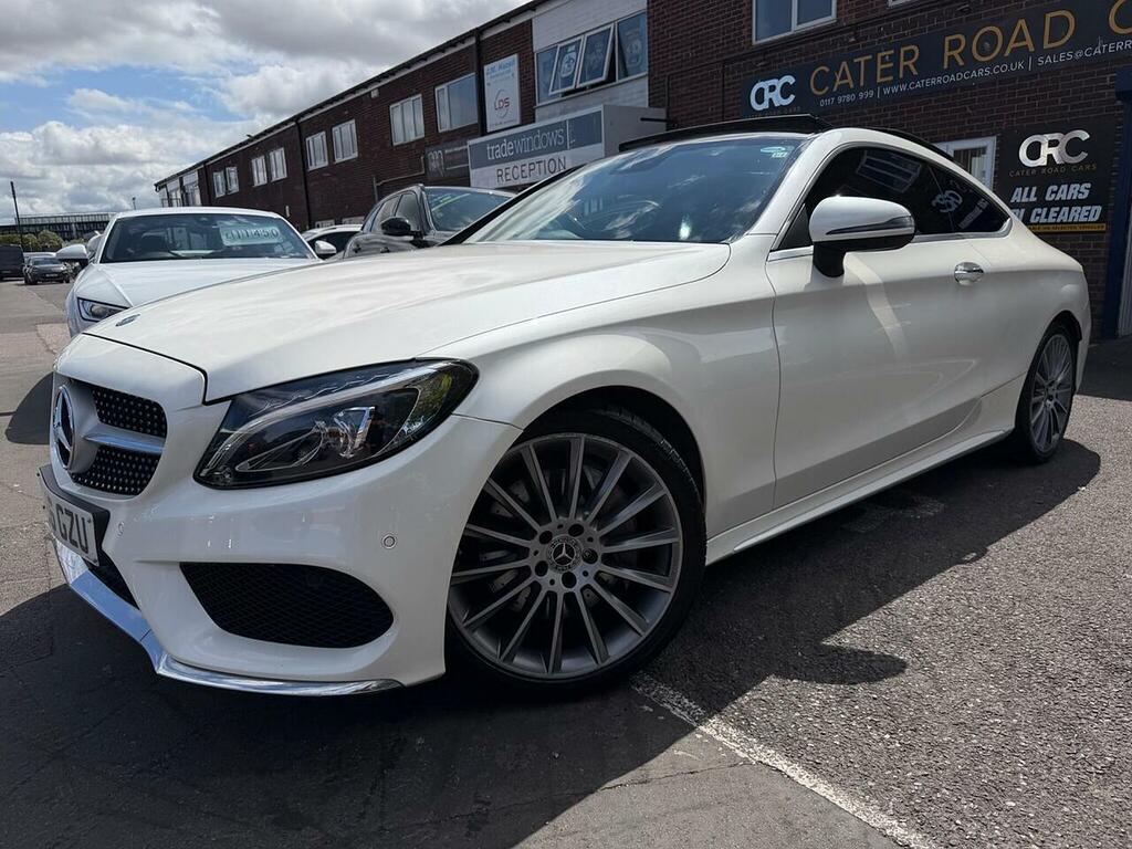 Mercedes-Benz C Class 2.1 C250d Amg Line Premium Plus Coupe White #3