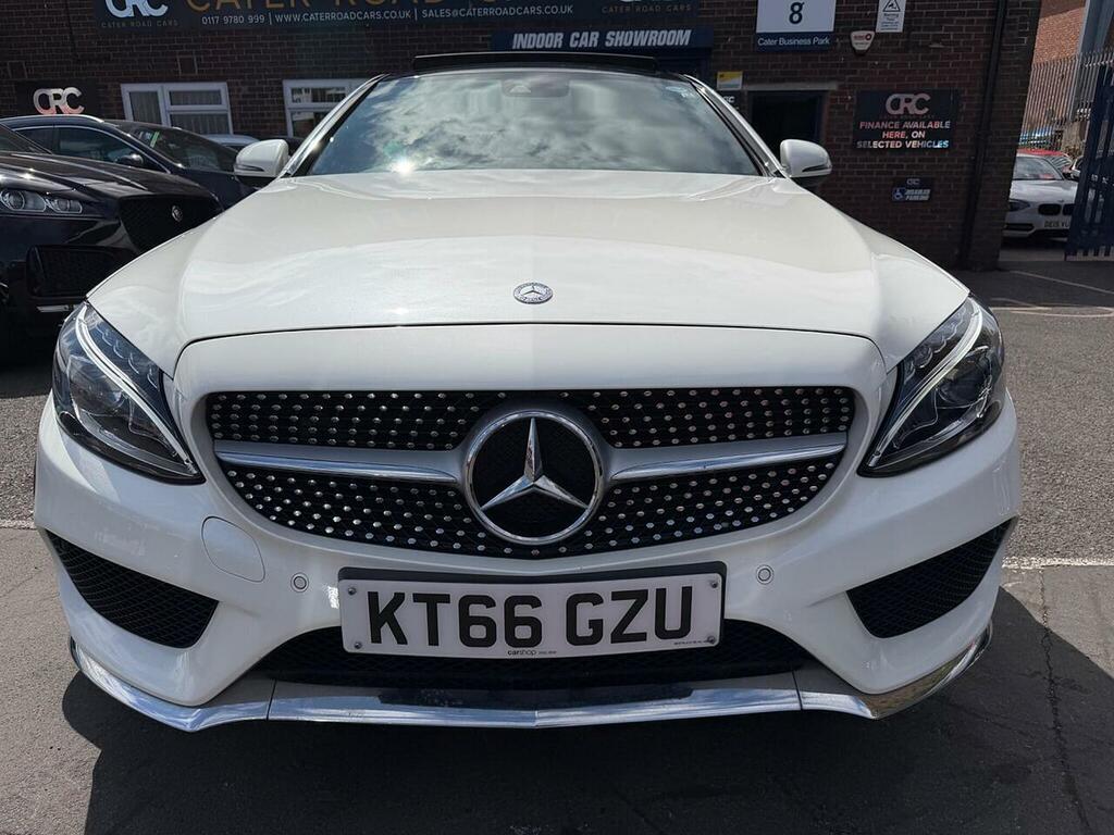 Mercedes-Benz C Class 2.1 C250d Amg Line Premium Plus Coupe White #2