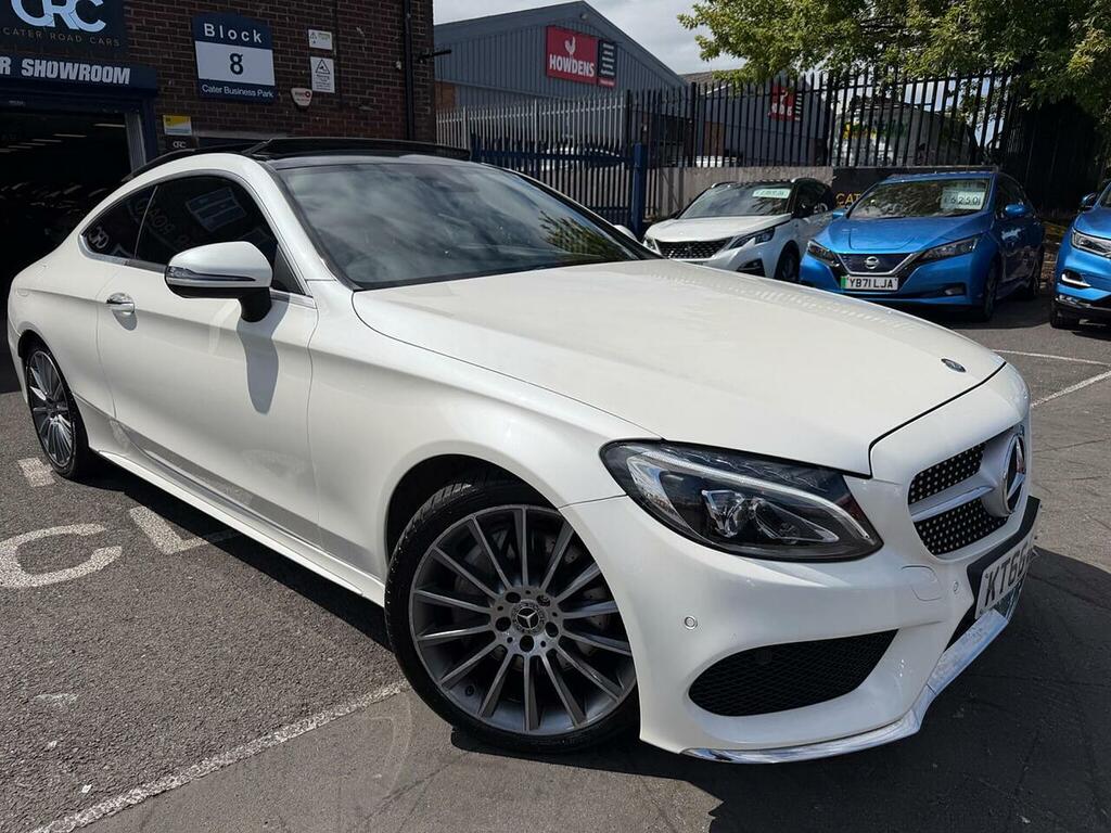 Mercedes-Benz C Class 2.1 C250d Amg Line Premium Plus Coupe White #5