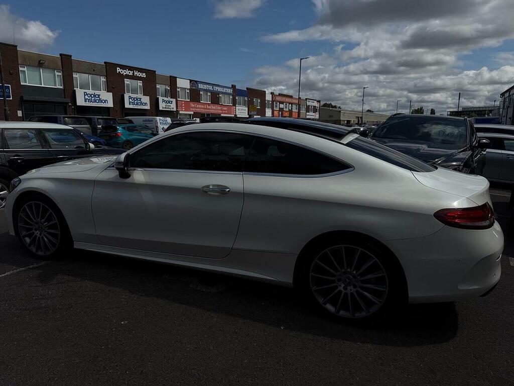 Mercedes-Benz C Class 2.1 C250d Amg Line Premium Plus Coupe White #4