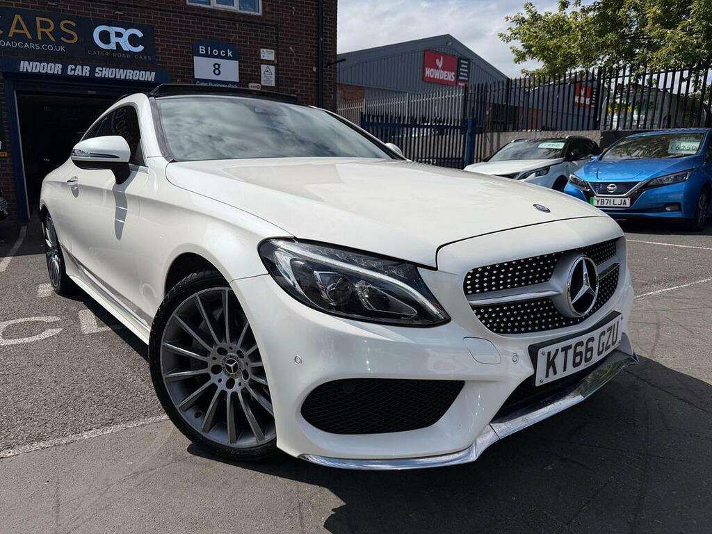 Mercedes-Benz C Class 2.1 C250d Amg Line Premium Plus Coupe White #6