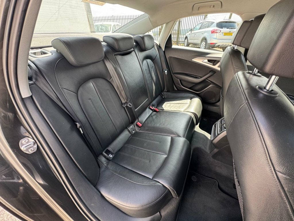 Audi A6 Saloon Black Black #11