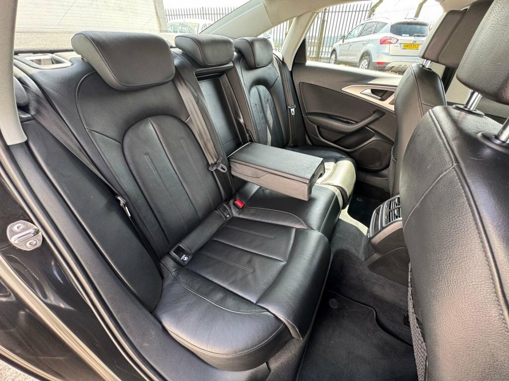 Audi A6 Saloon Black Black #12