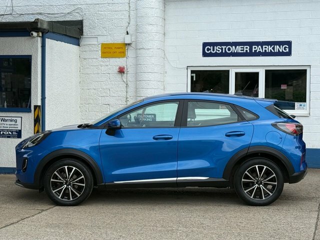 Ford Puma 1.0T Ecoboost Mhev Titanium Suv Blue #3