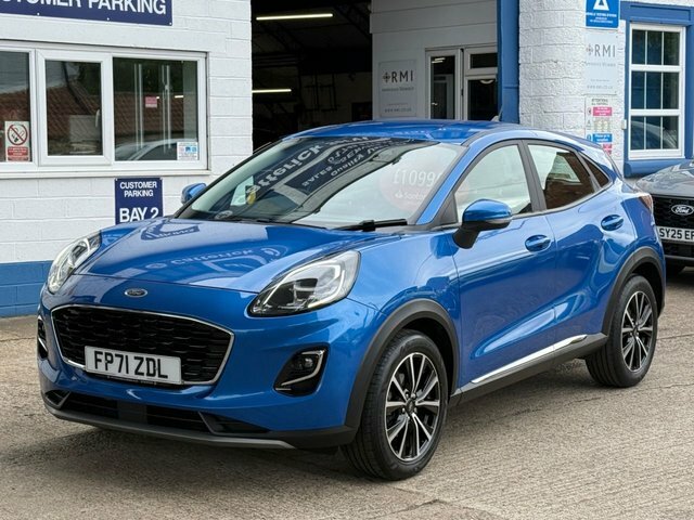 Ford Puma 1.0T Ecoboost Mhev Titanium Suv Blue