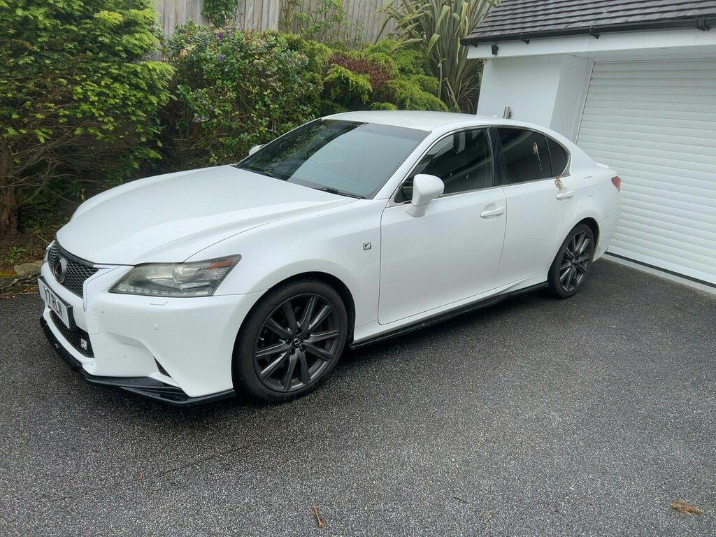 Lexus GS F Sport White #2