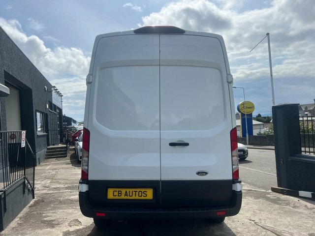 Ford Transit Custom 2021 2.0 350 Ecoblue Leader Panel Van M MD70NDN White #5