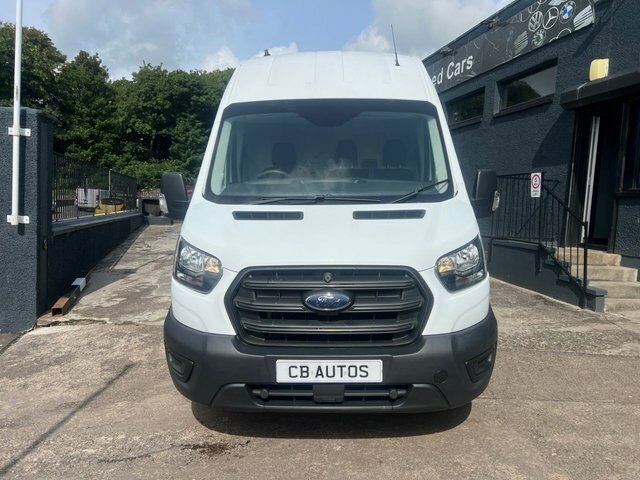 Ford Transit Custom 2021 2.0 350 Ecoblue Leader Panel Van M MD70NDN White #2